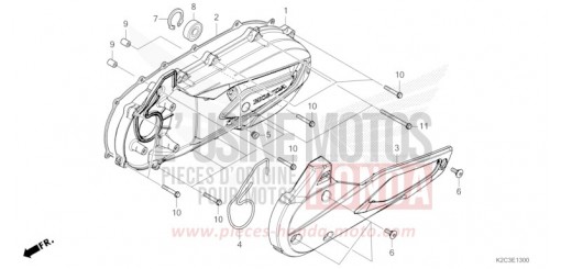 PANNEAU LATERAL GAUCHE NSC110P de 2023